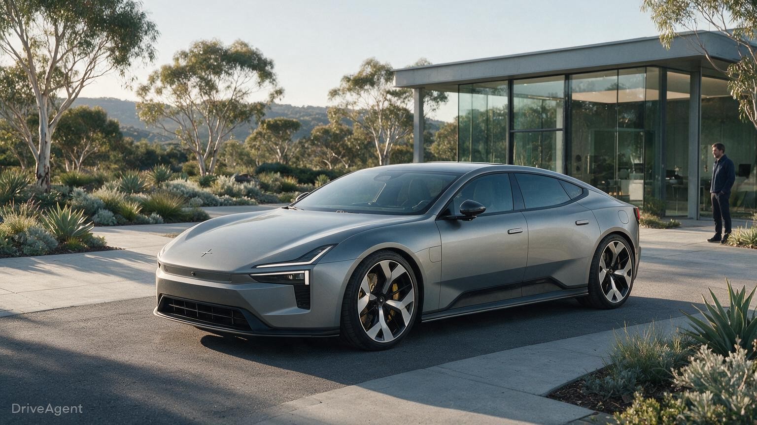 DriveAgent illustration of the Polestar 5