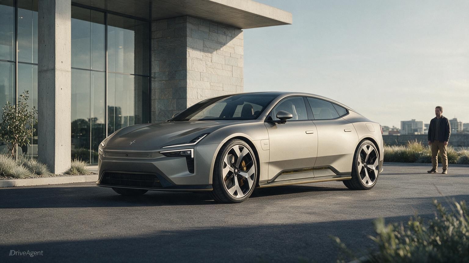DriveAgent illustration of the Polestar 5