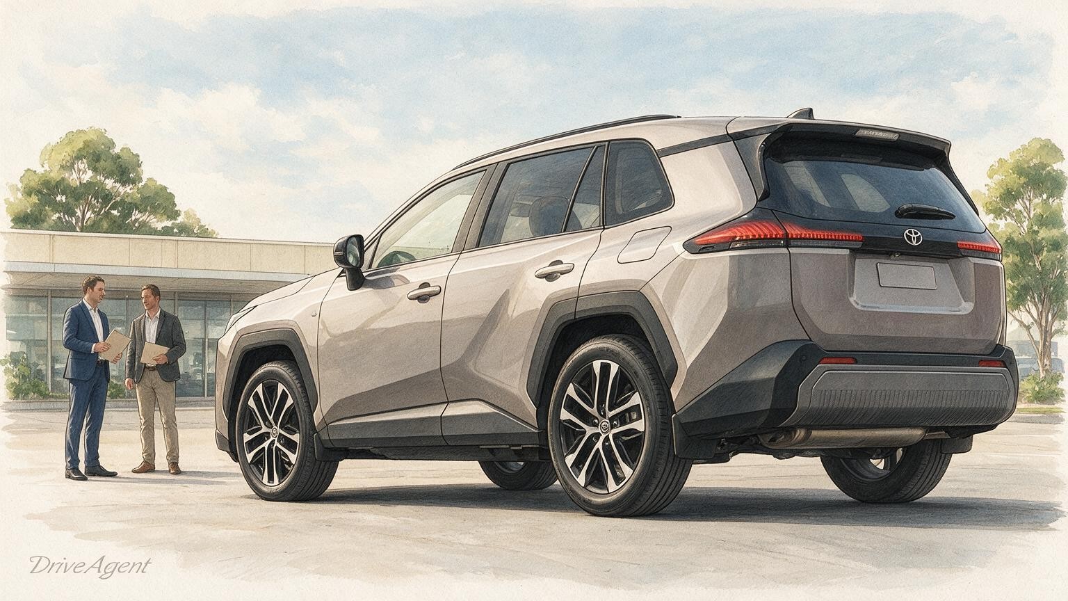 DriveAgent illustration of the Toyota RAV4