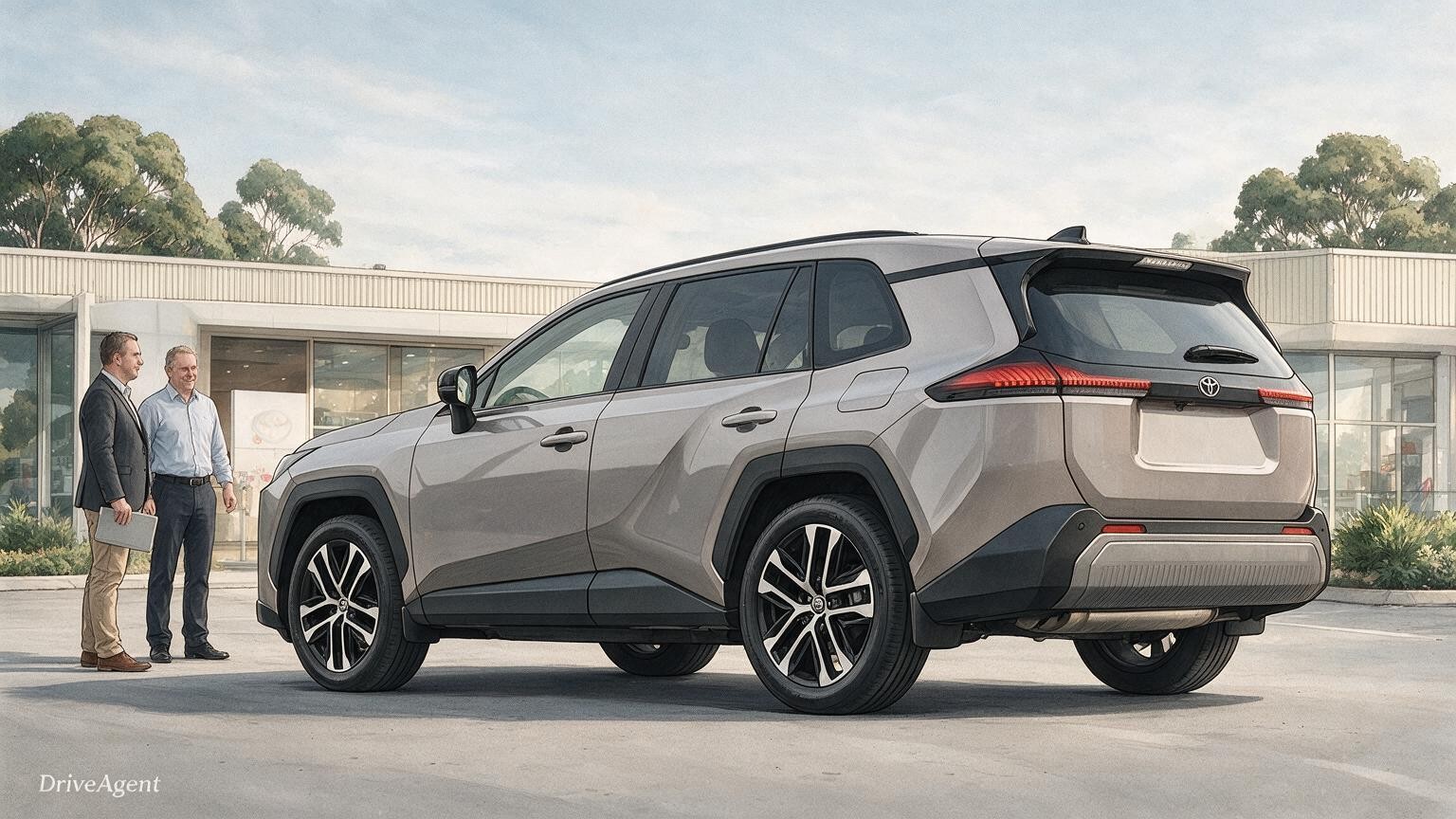 DriveAgent illustration of the Toyota RAV4