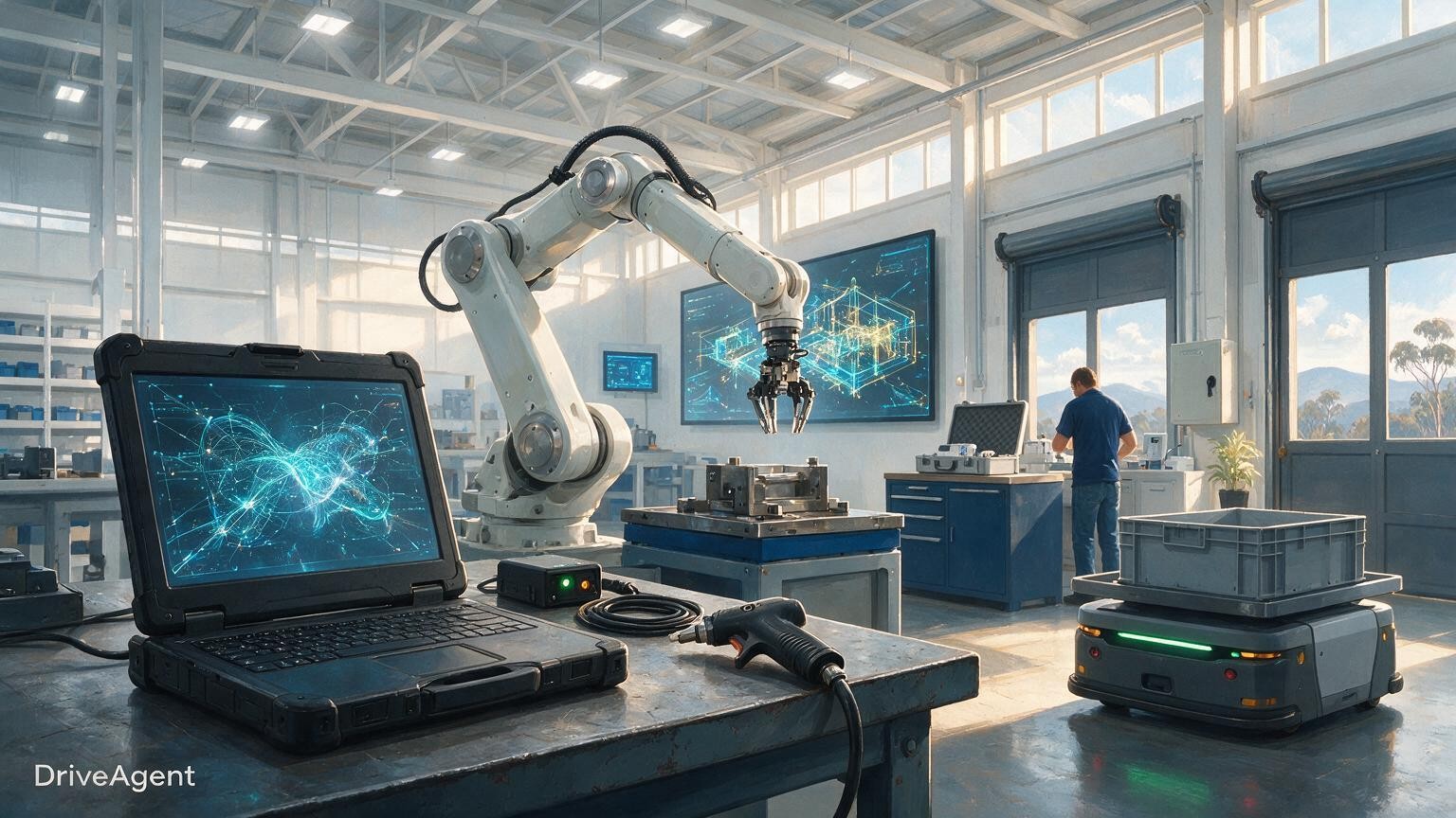 Concept illustration for: Hyundai and Kia map software-defined factory rollout across global plants