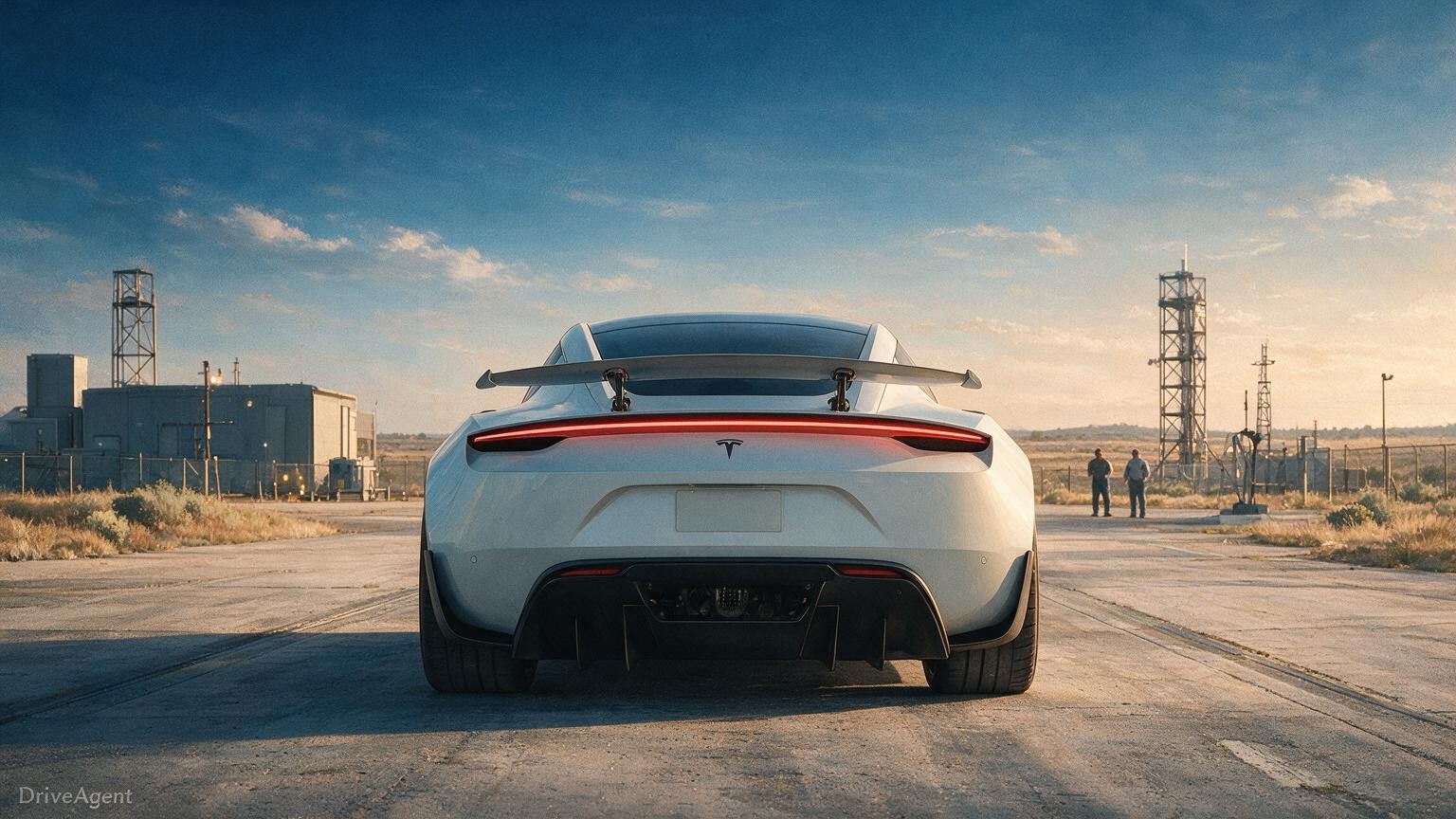 DriveAgent illustration of the Tesla Roadster