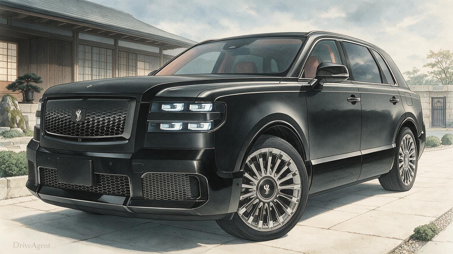 DriveAgent illustration of the Toyota Century