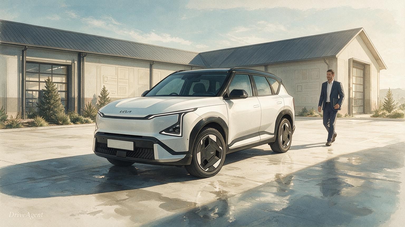 DriveAgent illustration of the Kia EV5