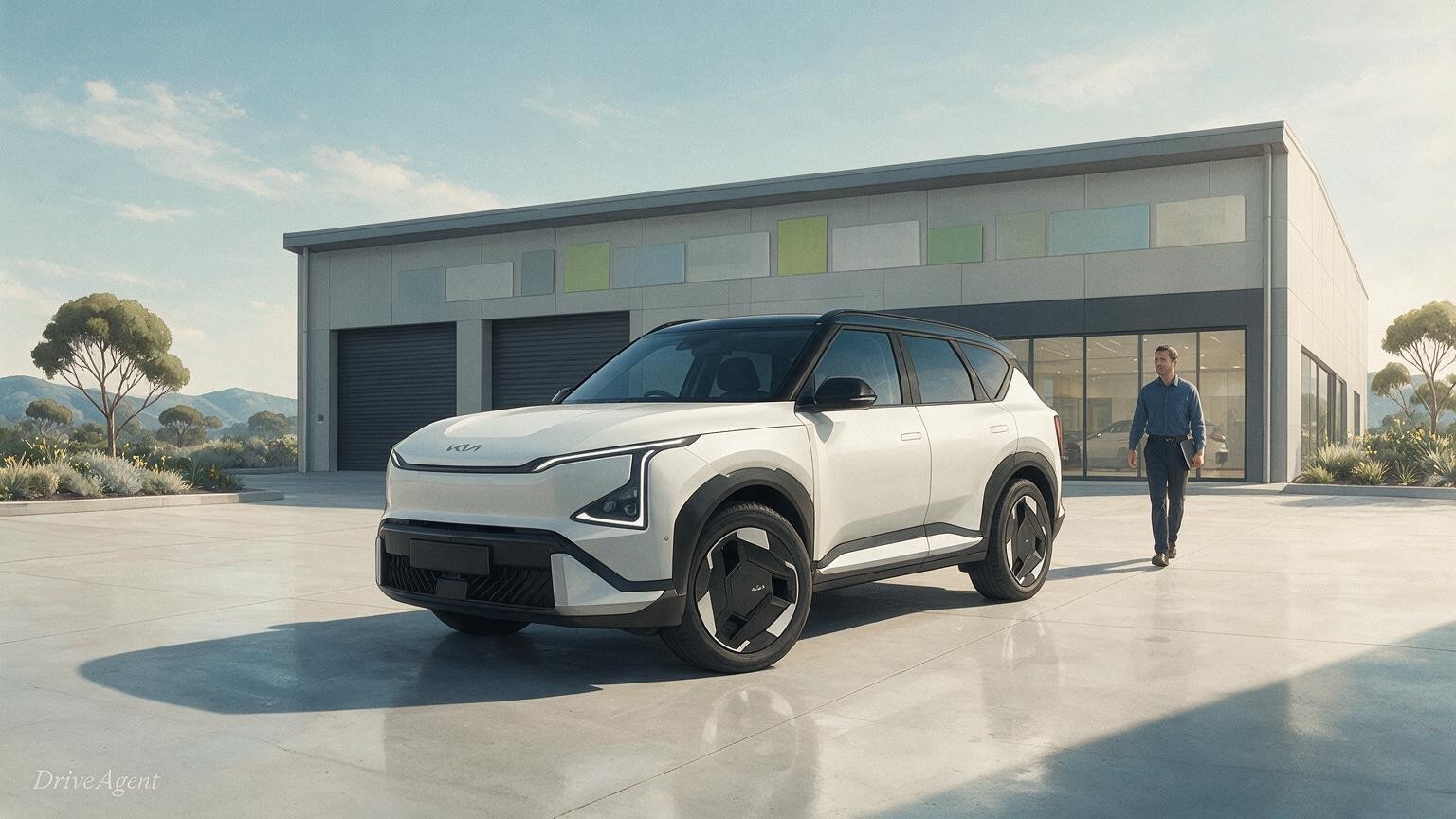DriveAgent illustration of the Kia EV5