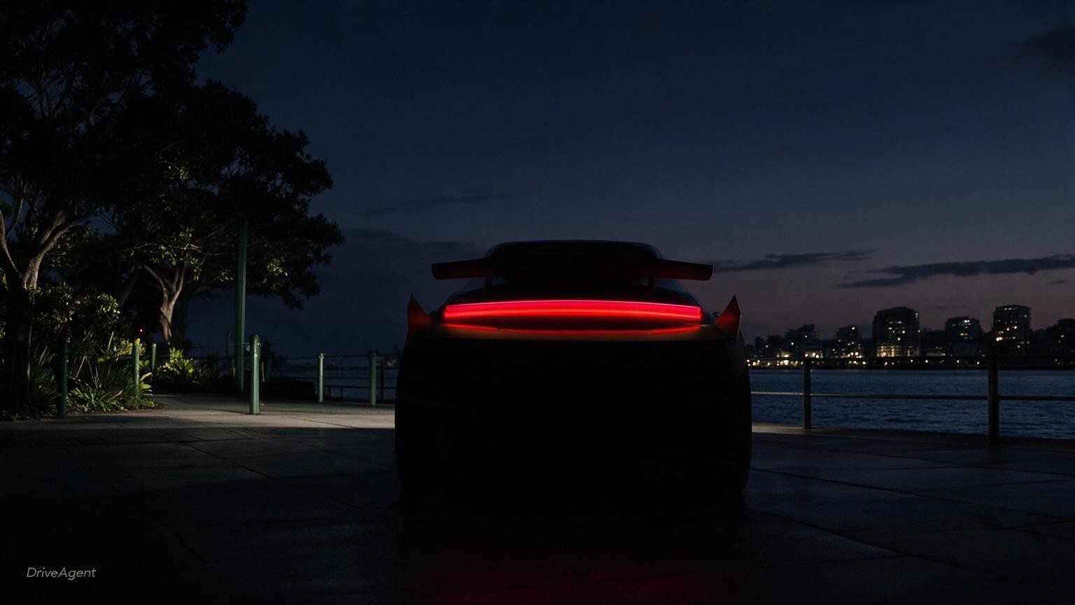 AI editorial illustration of the Tesla Roadster