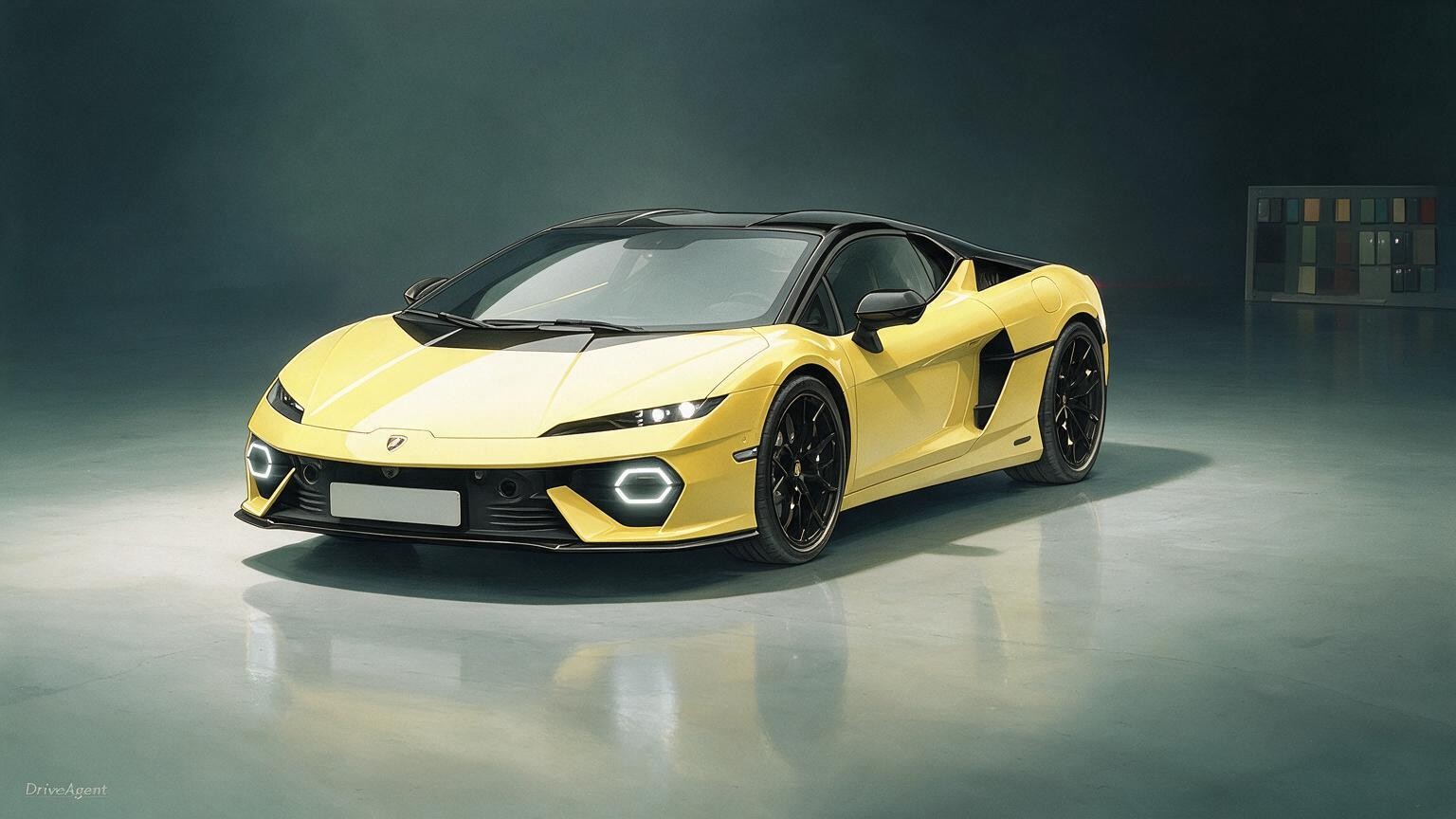 DriveAgent illustration of the Lamborghini Temerario