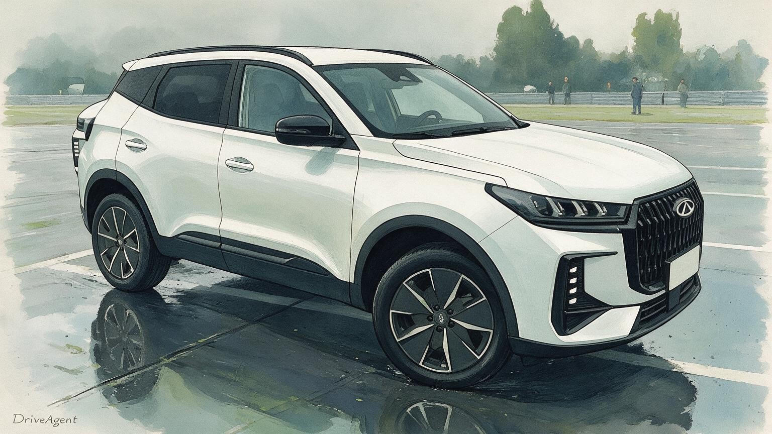 DriveAgent illustration of the Chery Tiggo 4
