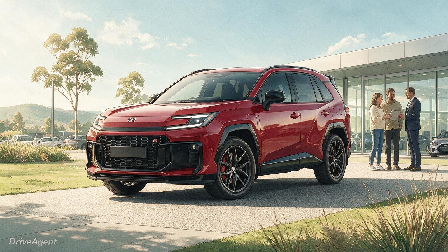 DriveAgent illustration of the Toyota RAV4