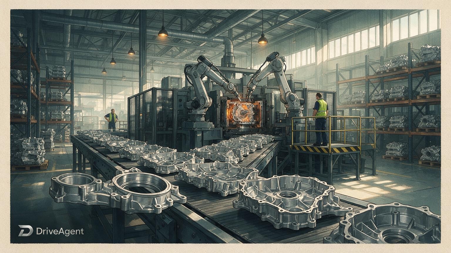 Concept illustration for: Nissan's Dandenong casting plant 'booming' as sole supplier of E-Power hybrid components
