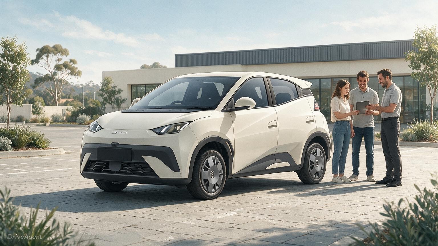 DriveAgent illustration of the BYD Atto 1 Essential