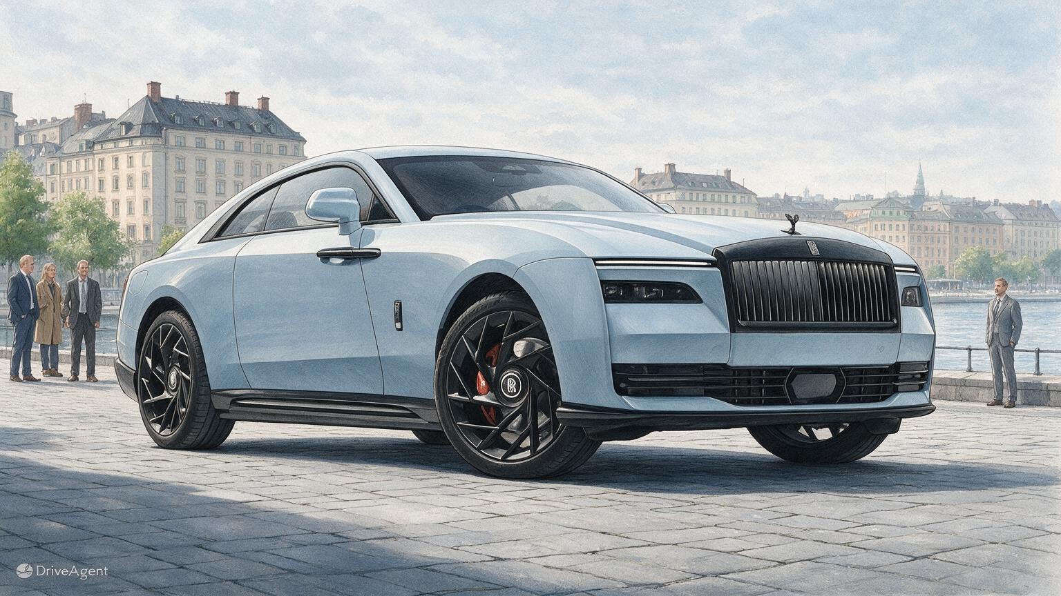 DriveAgent illustration of the Rolls-Royce Spectre Series II