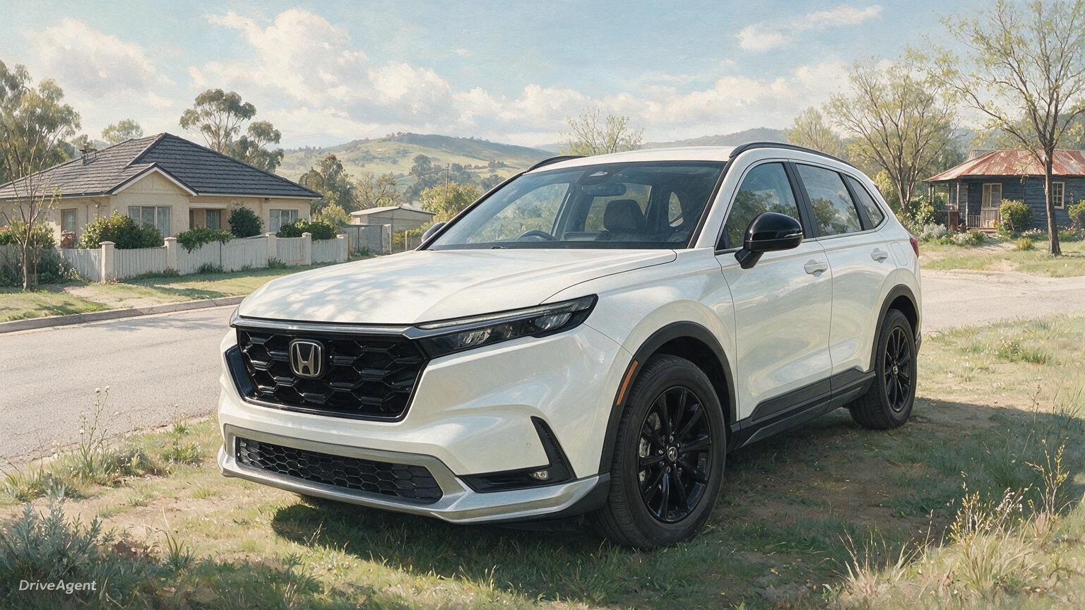 DriveAgent illustration of the Honda CR-V e:HEV X