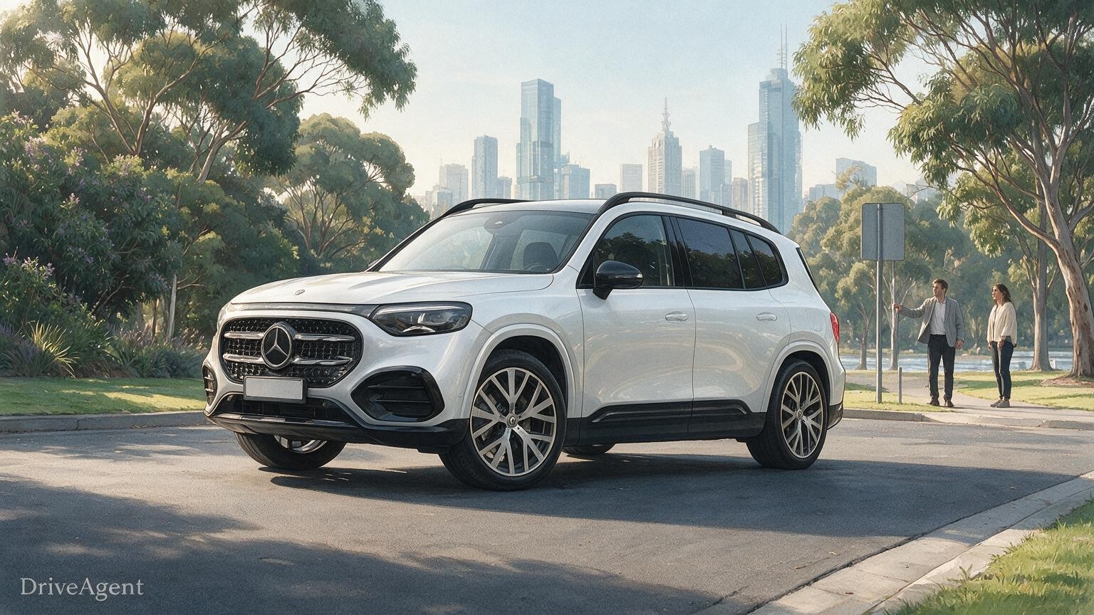 DriveAgent illustration of the Mercedes-Benz GLB