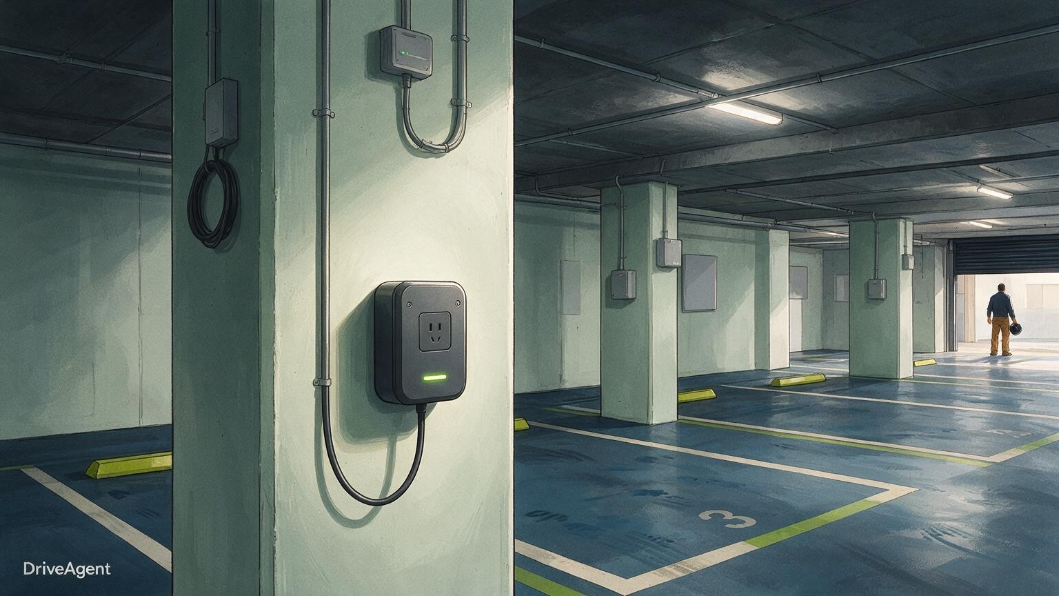 Concept illustration for: ARENA funds apartment EV charging programs as startups tackle strata barriers