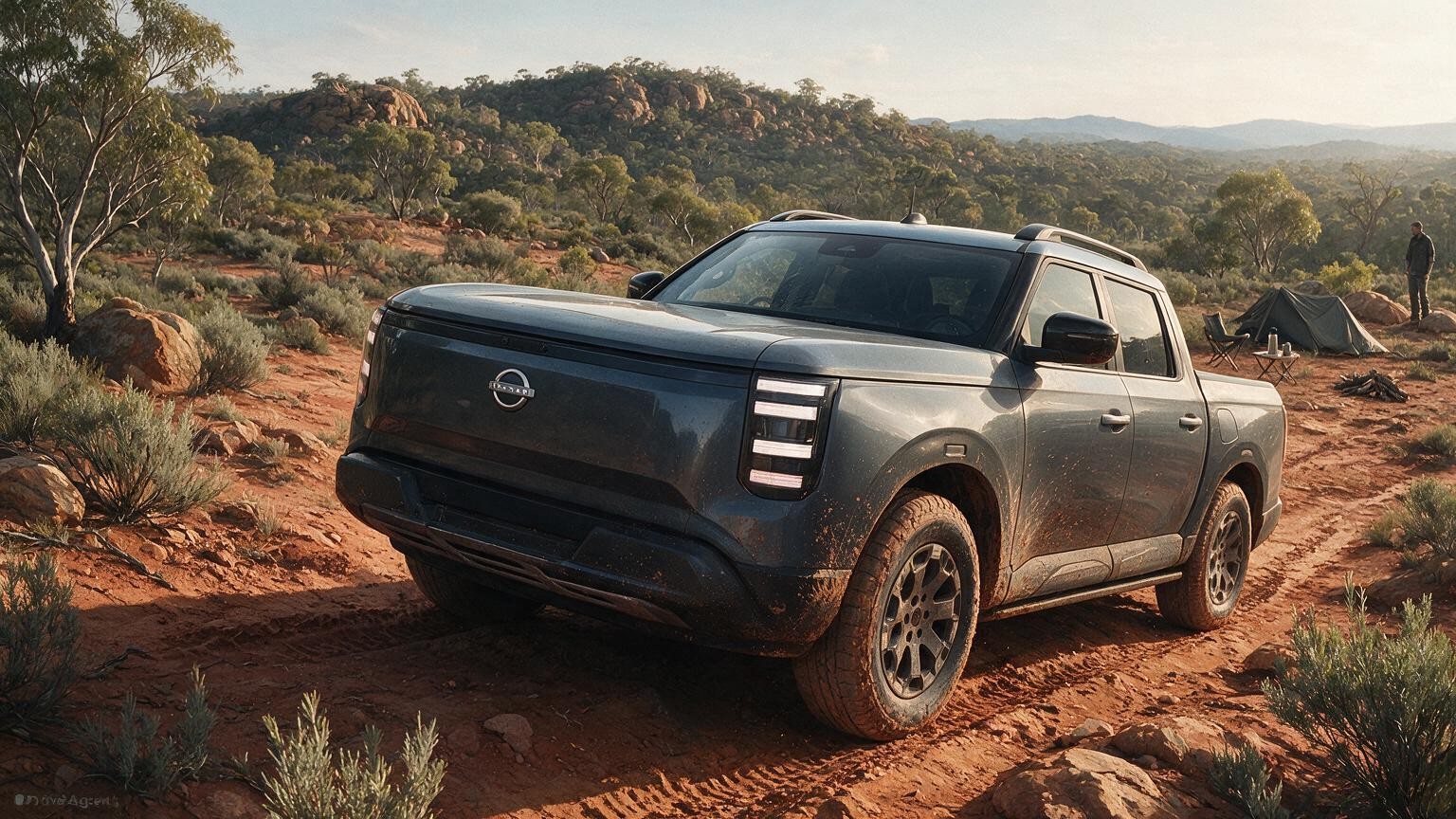 DriveAgent illustration of the Nissan Navara Pro PHEV