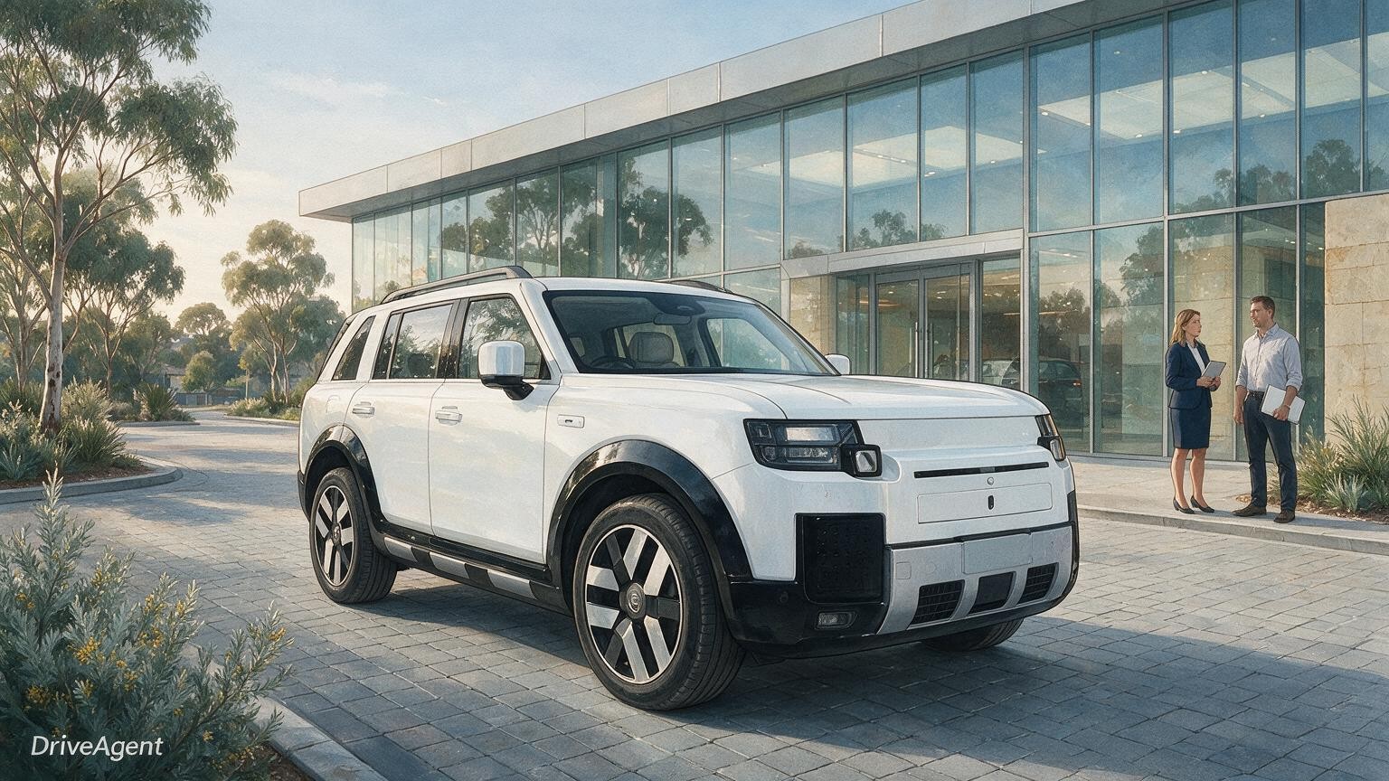 DriveAgent illustration of the Freelander 8