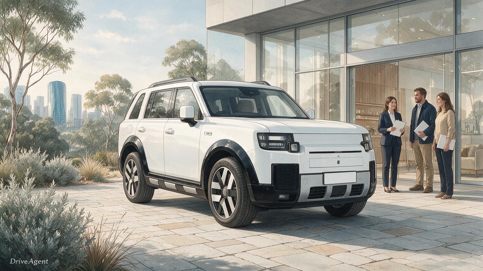 DriveAgent illustration of the Freelander 8