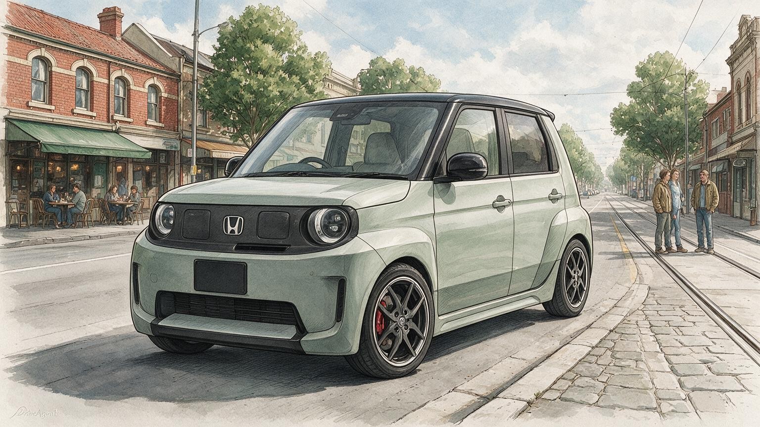 DriveAgent illustration of the Honda Super-One