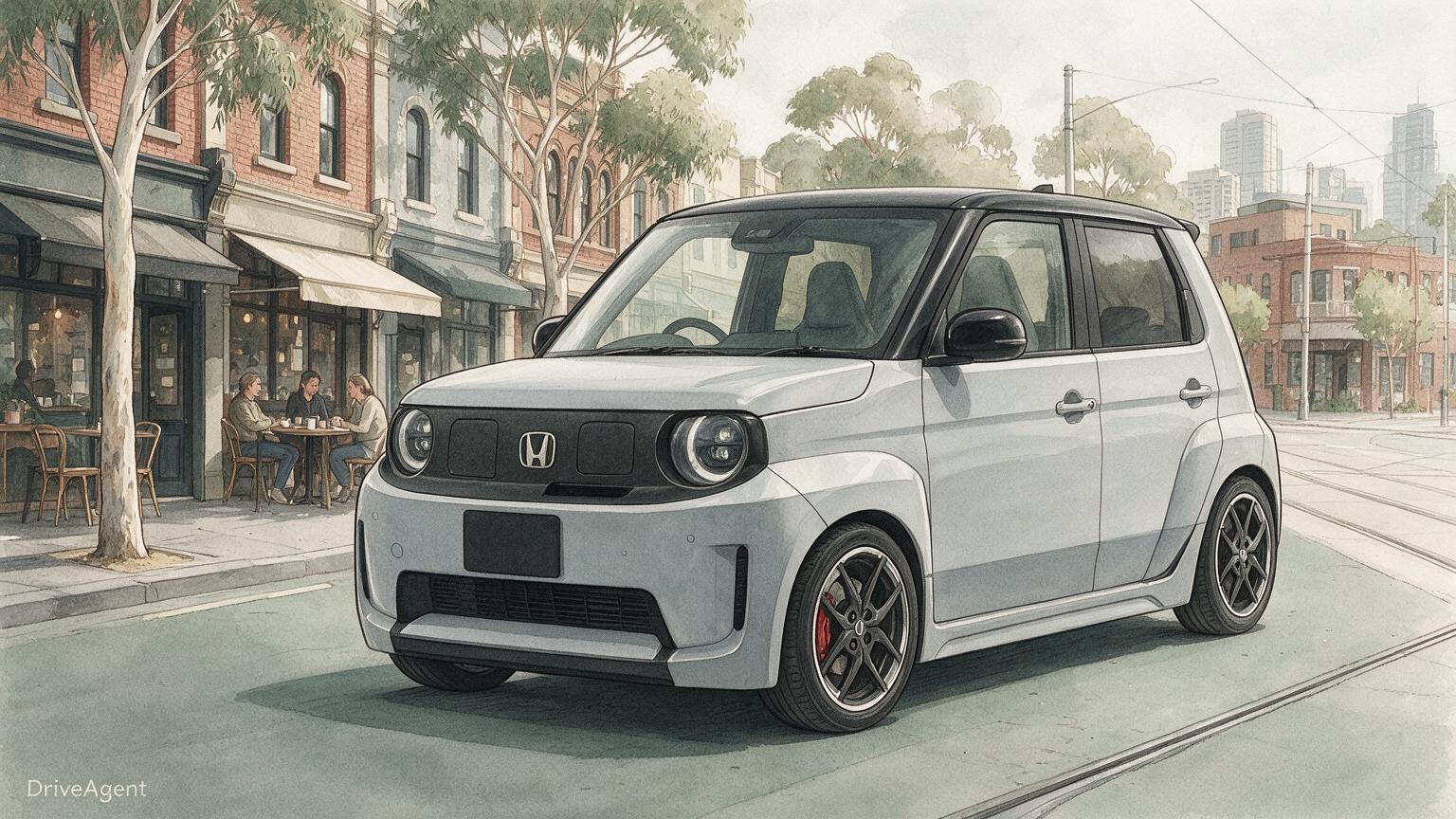 DriveAgent illustration of the Honda Super-One