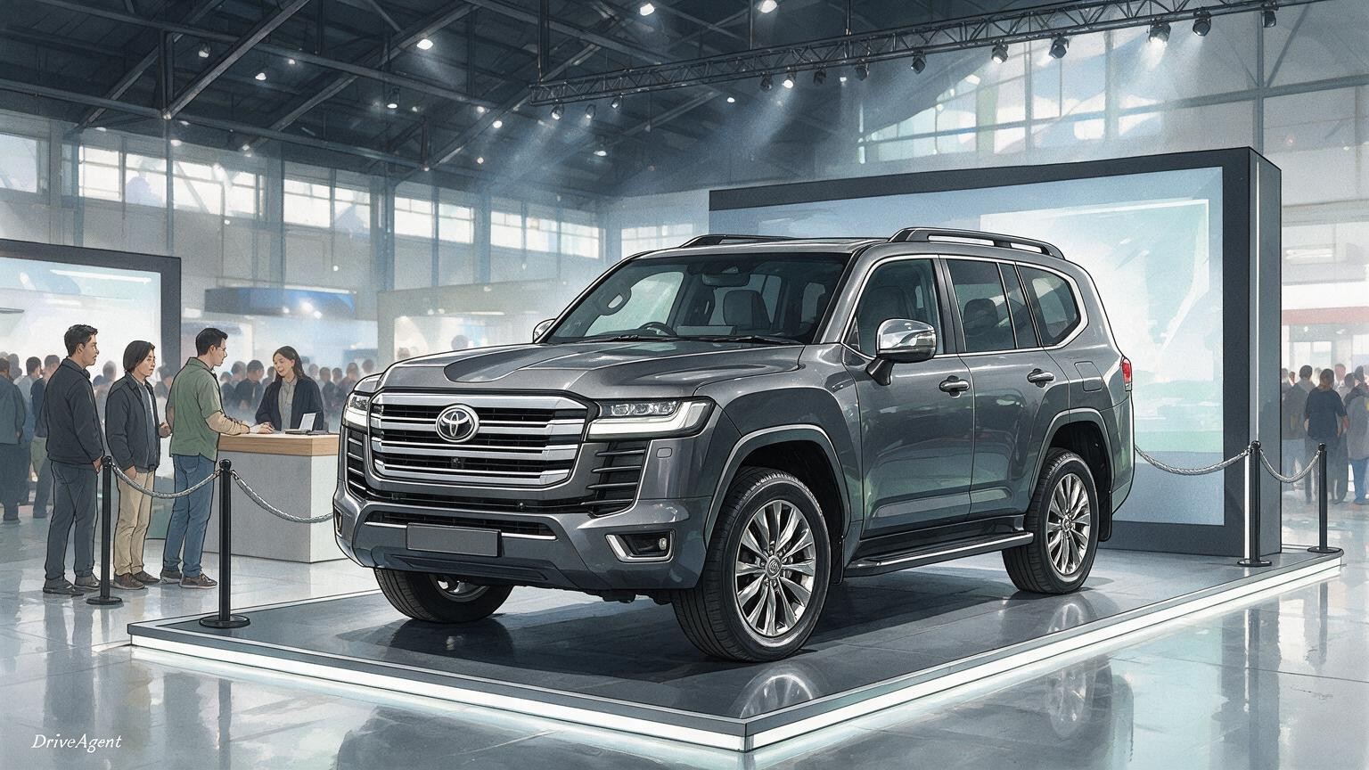 DriveAgent illustration of the Toyota Land Cruiser 300 Hybrid EV