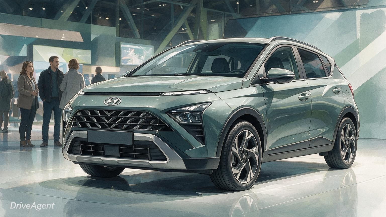 DriveAgent illustration of the Hyundai Bayon