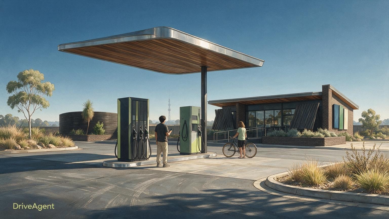 Concept illustration for: Tuesday petrol bargain myth fades as SBS points drivers to live price checks