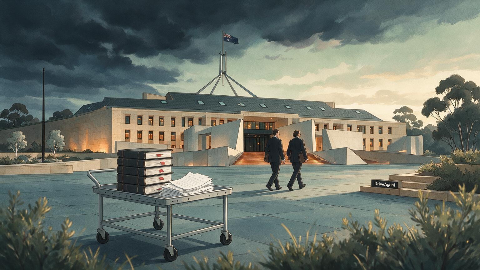 Concept illustration for: Coalition pledges to repeal the New Vehicle Efficiency Standard within 30 days of taking government