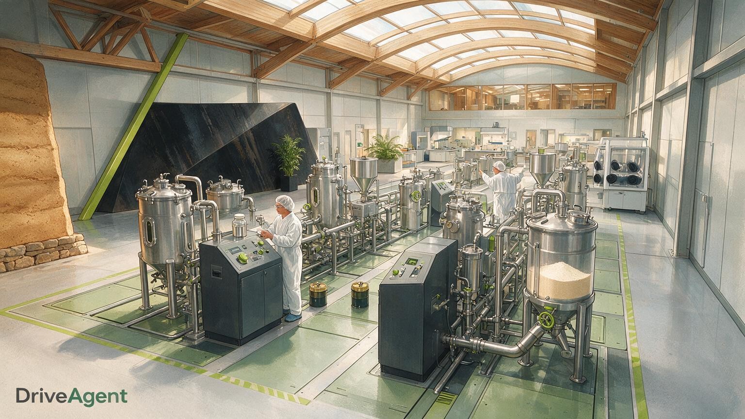 Concept illustration for: Solid Power begins commissioning Mobius continuous solid-electrolyte line in Colorado