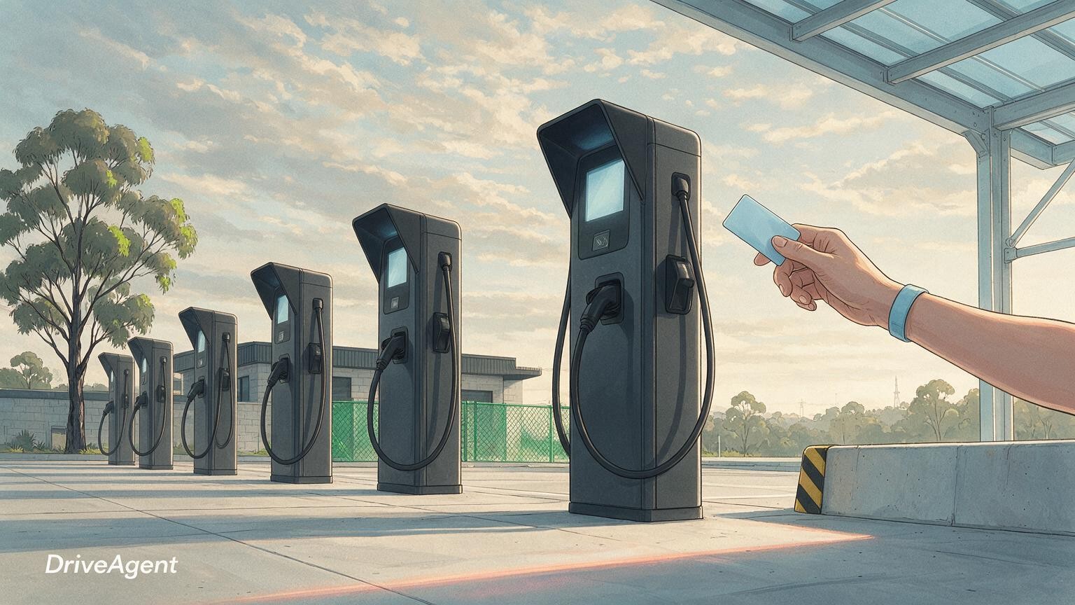 Concept illustration for: AmpolCard expands to cover EV charging through the AmpCharge network