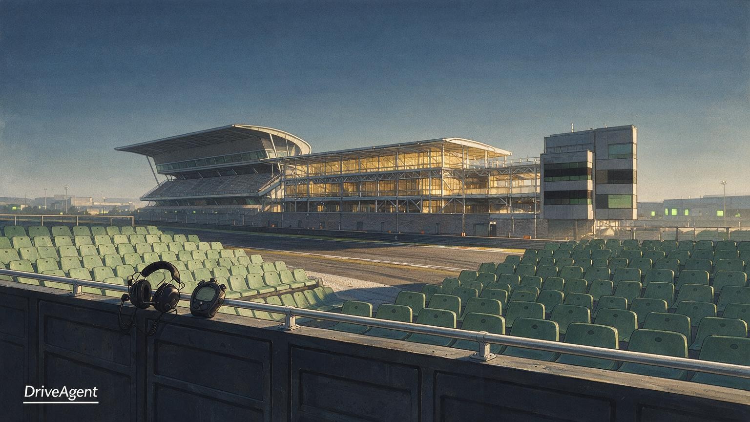Concept illustration for: Hamilton claims first Ferrari win at 2026 Barcelona-Catalunya Grand Prix as Antonelli retires late