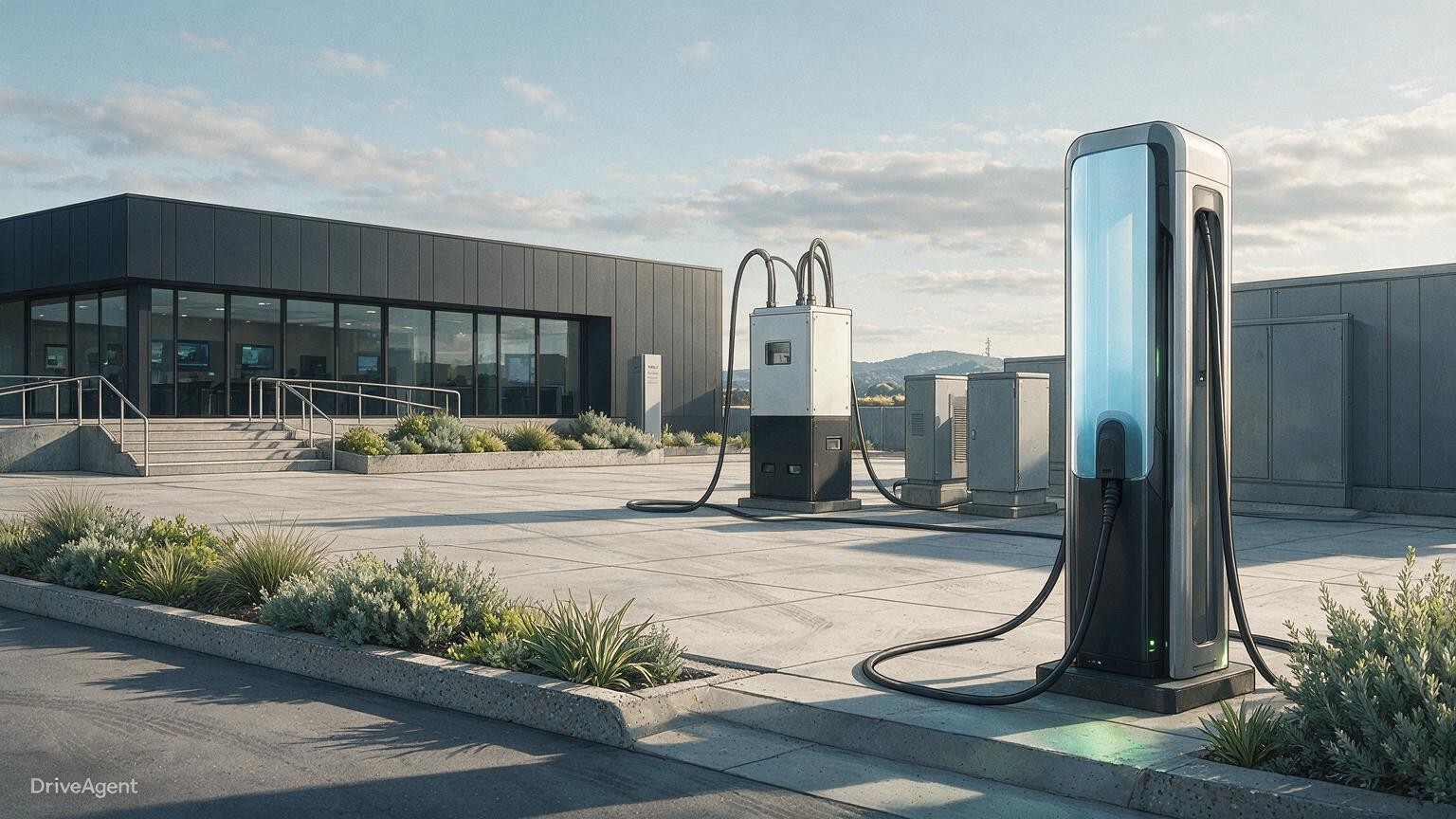 Concept illustration for: Geely unveils EV system with claimed 4.5-minute charging result