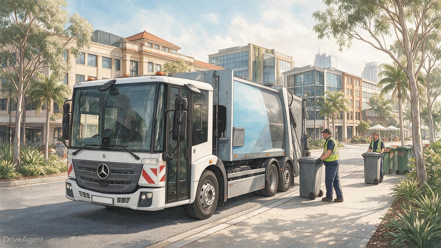 DriveAgent illustration of the Mercedes-Benz eEconic