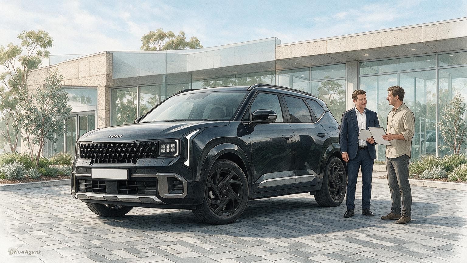 DriveAgent illustration of the Kia Seltos Hybrid