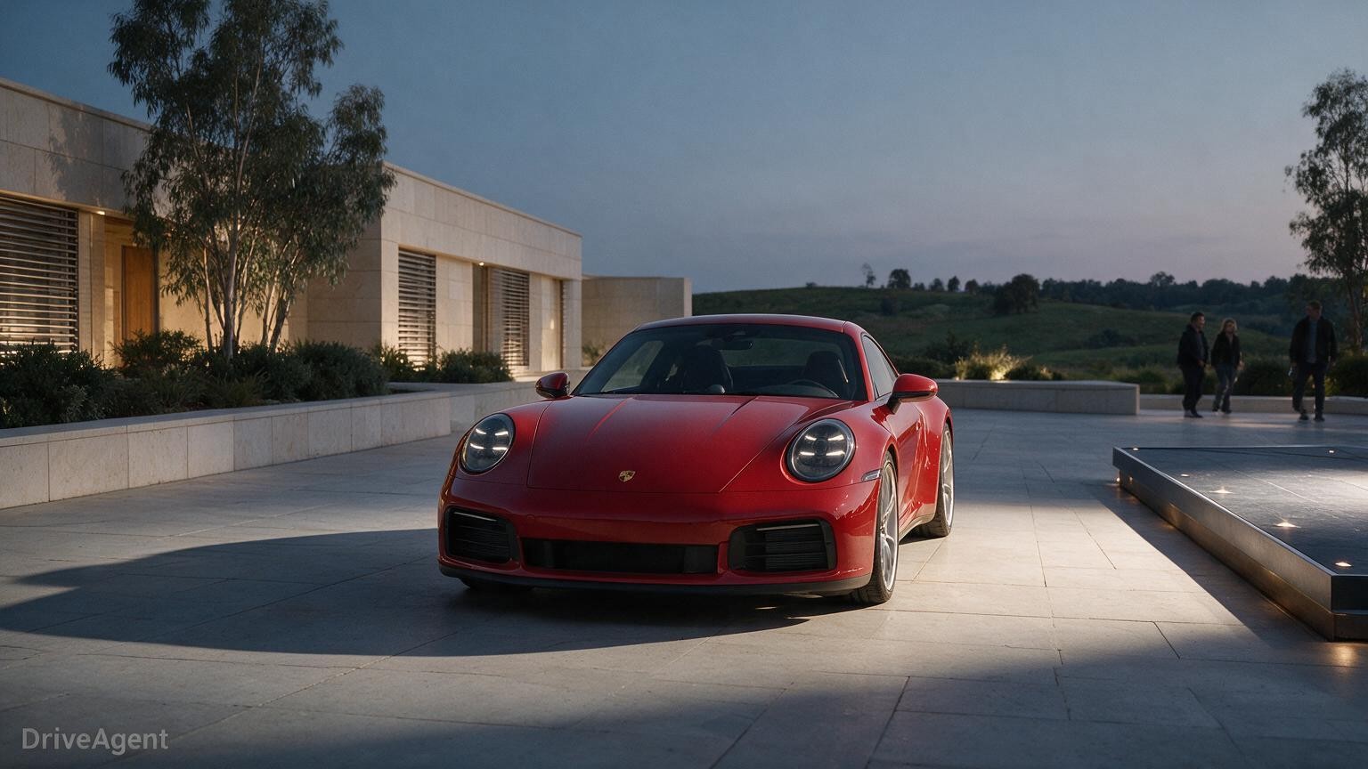 DriveAgent illustration of the Porsche 911