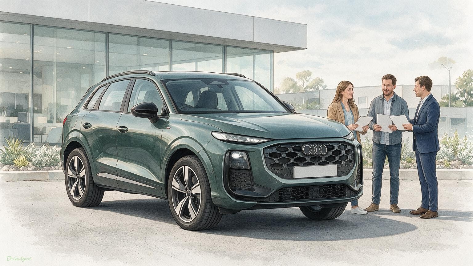 DriveAgent illustration of the Audi Q3