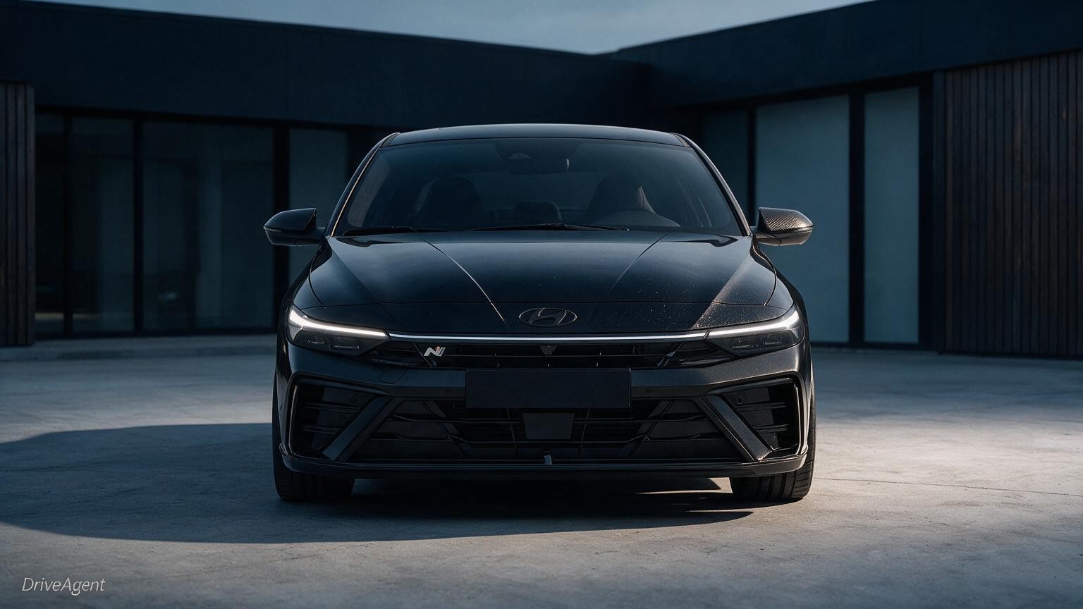 DriveAgent illustration of the Hyundai i30 Sedan N Monochrome