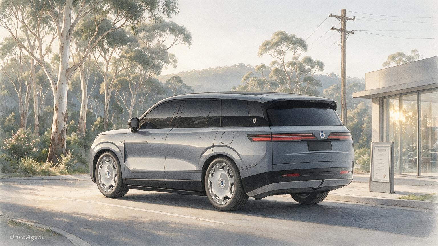 DriveAgent illustration of the DENZA N9