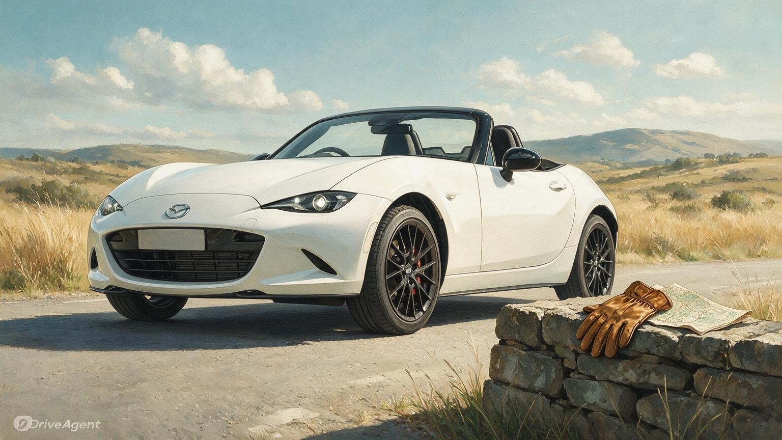 DriveAgent illustration of the Mazda MX-5