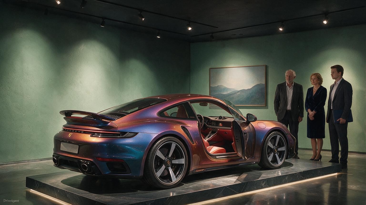 DriveAgent illustration of the Porsche 911 Turbo S Land Down Under