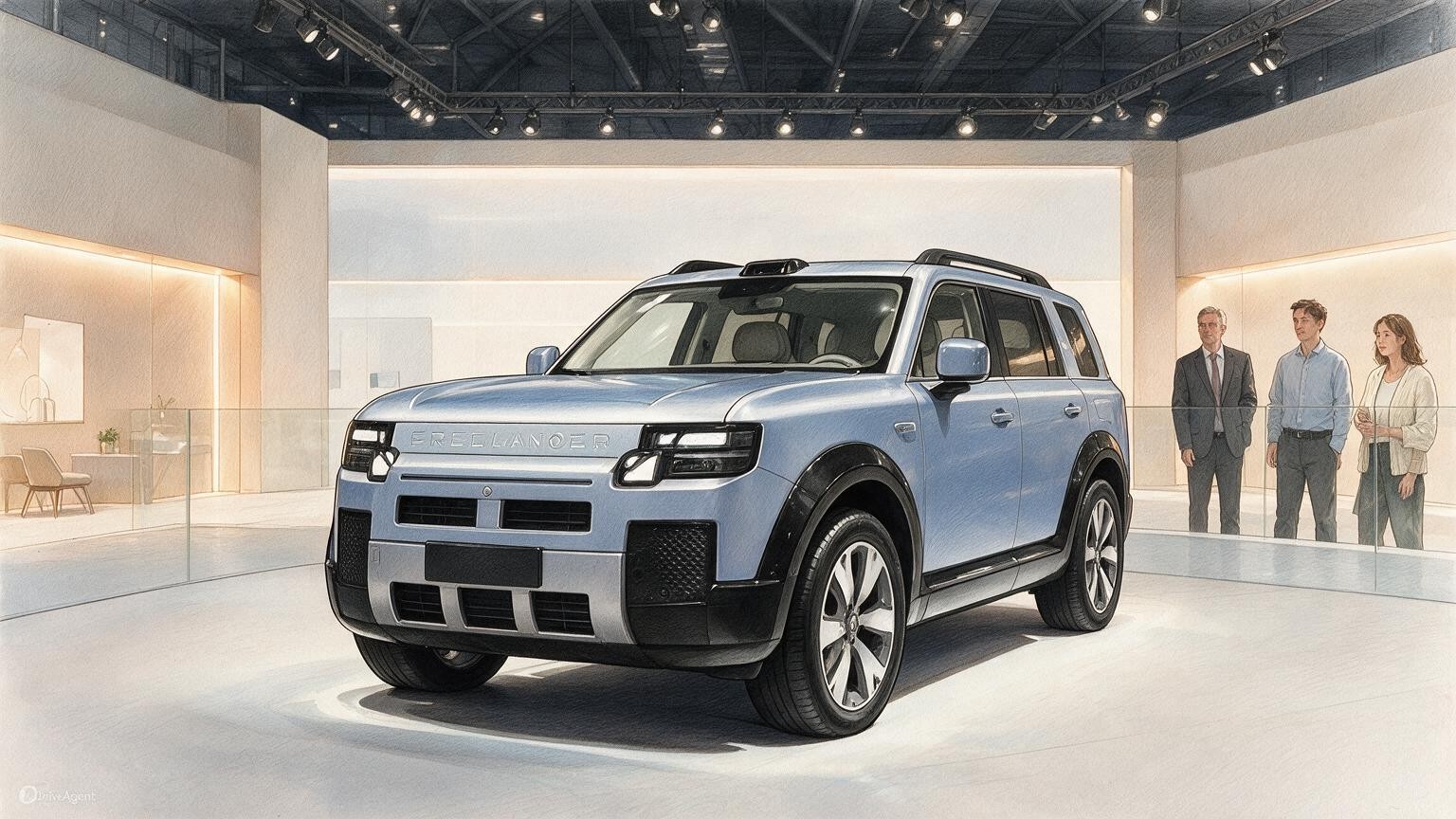 DriveAgent illustration of the Freelander 8