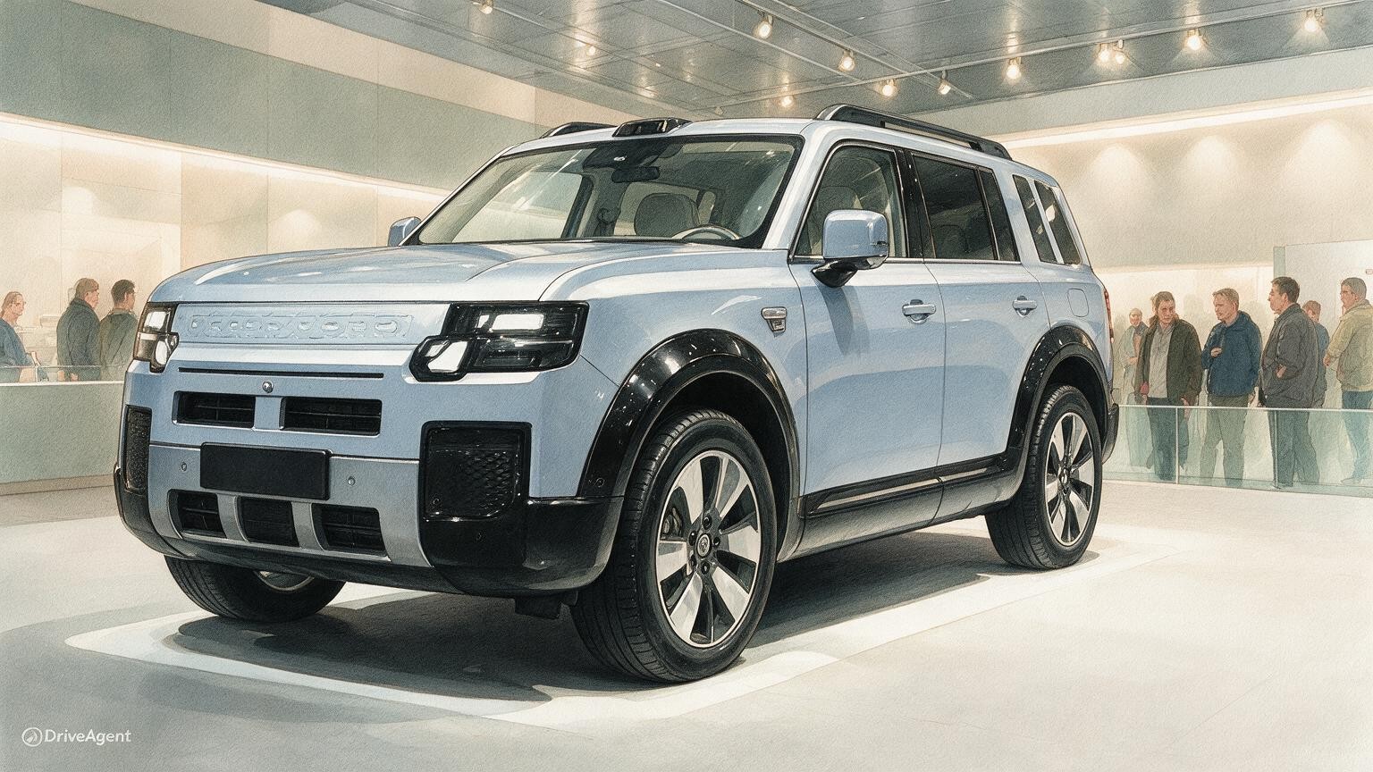 DriveAgent illustration of the Freelander 8