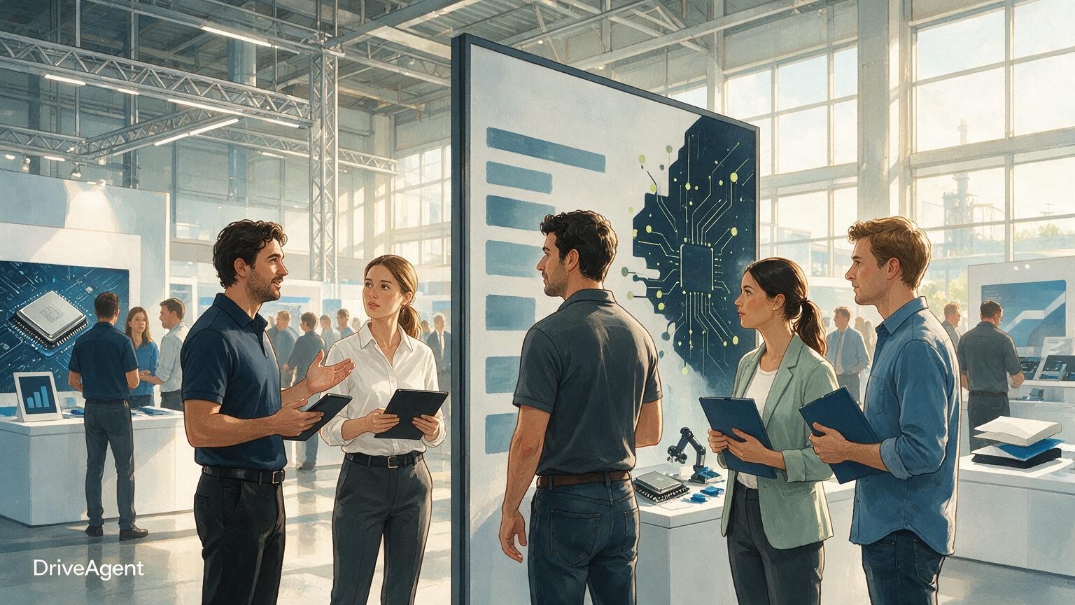 Concept illustration for: Volkswagen Group pulls engineers and buyers together earlier to cut development time and cost
