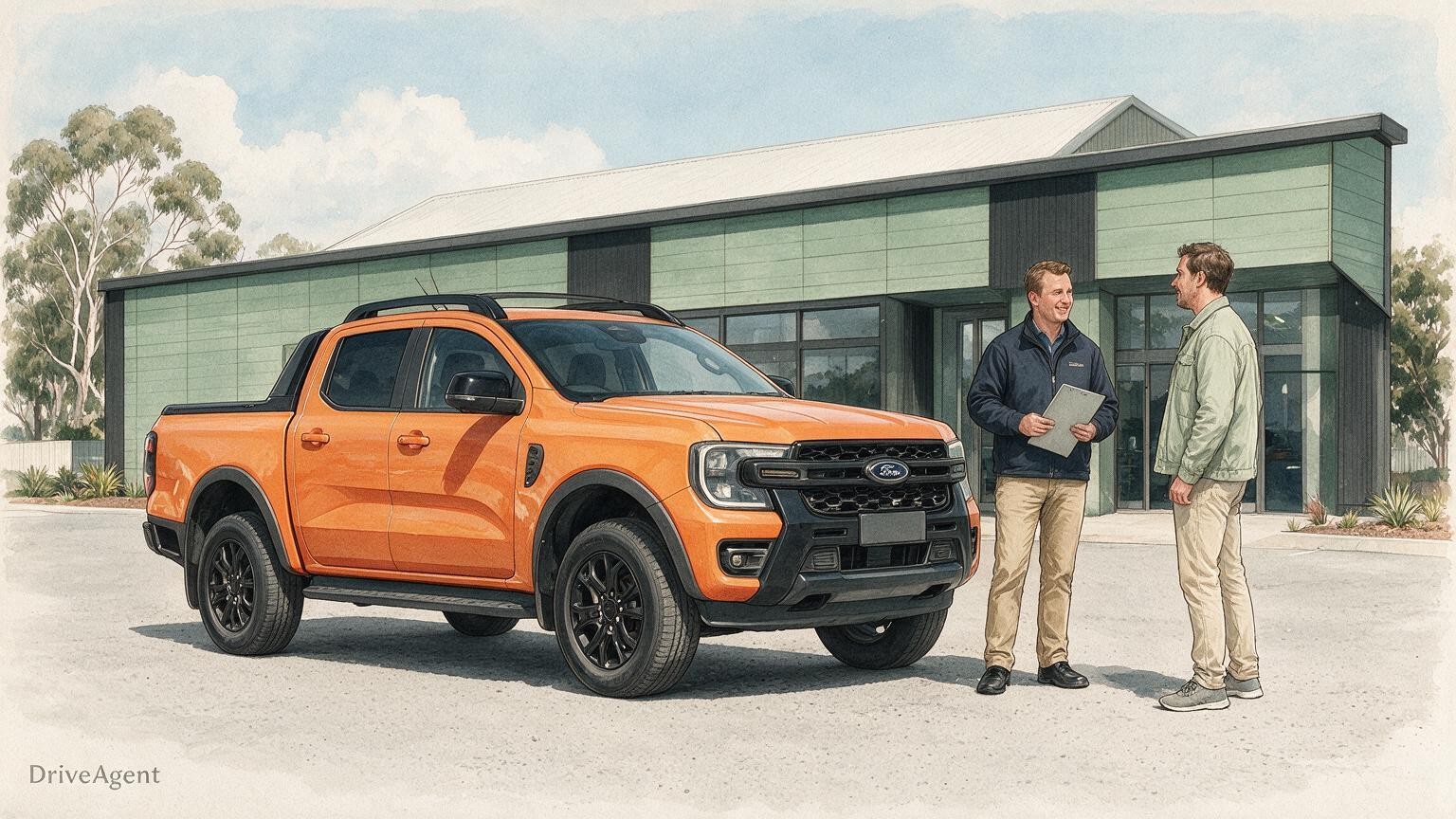 DriveAgent illustration of the Ford Ranger