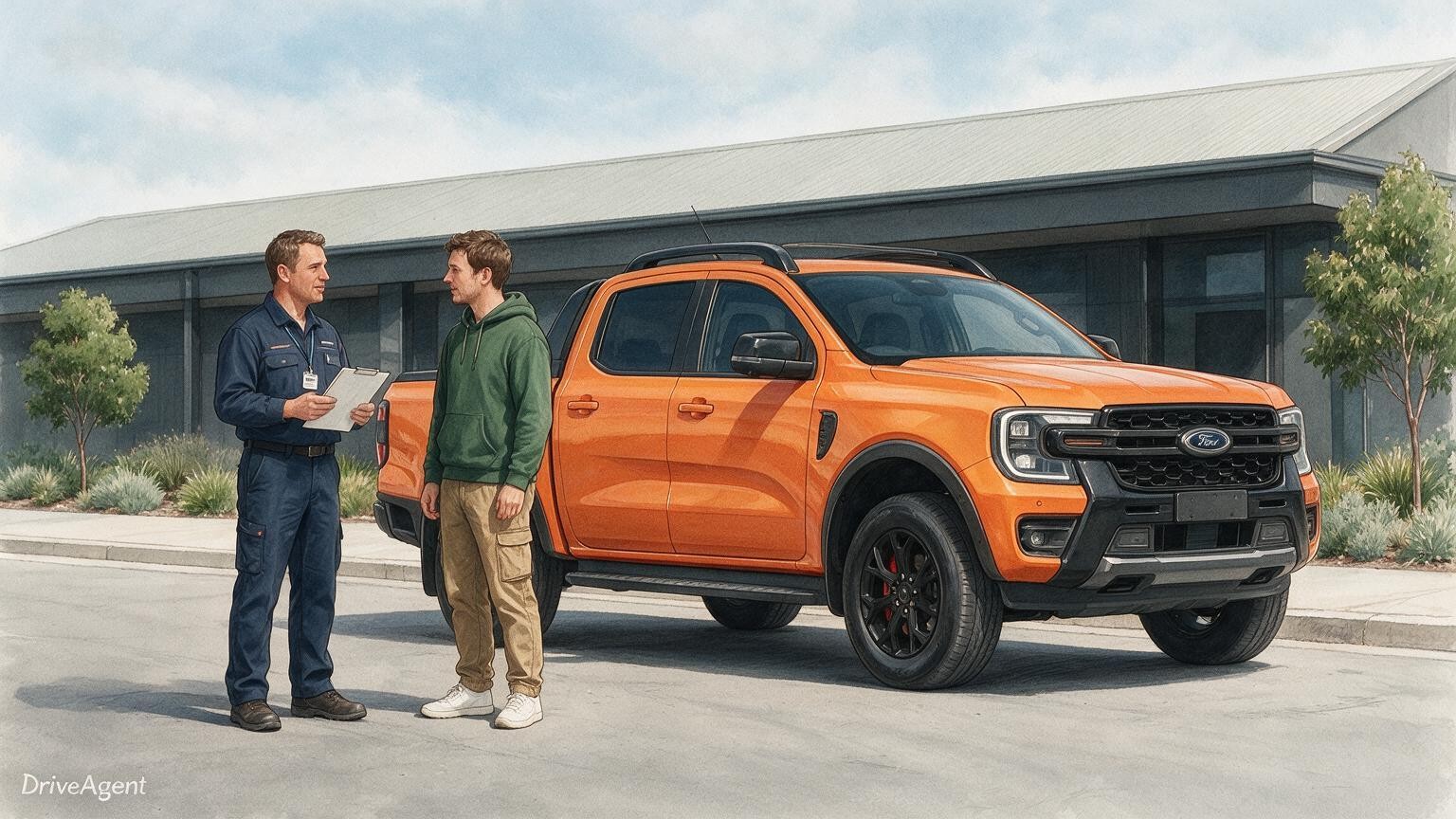 DriveAgent illustration of the Ford Ranger