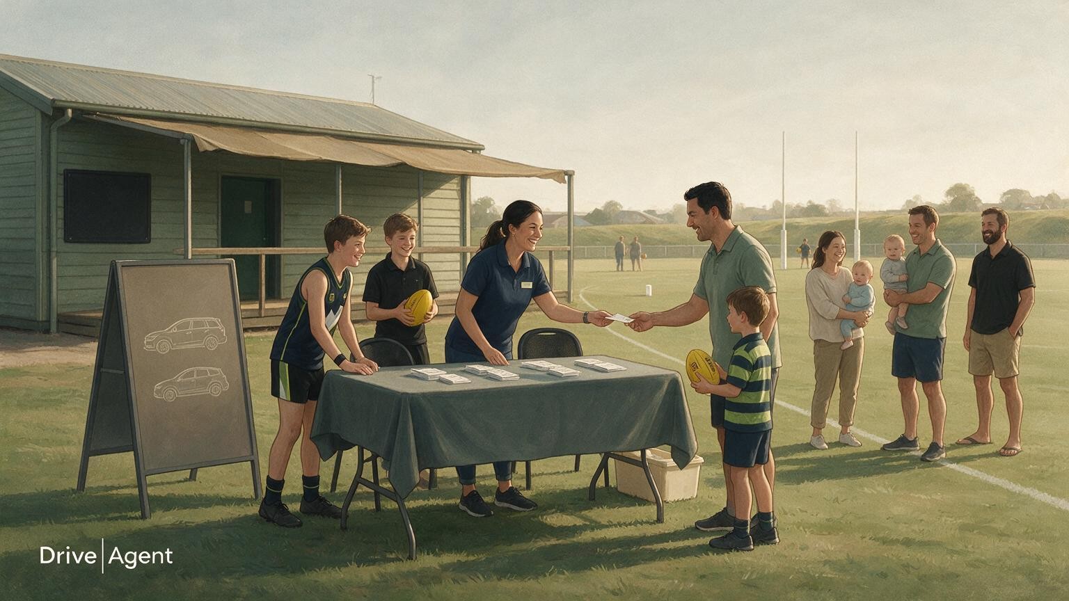Concept illustration for: Toyota Good for Footy Raffle offers community clubs more than $250,000 in prizes, ntjfa.com.au reports