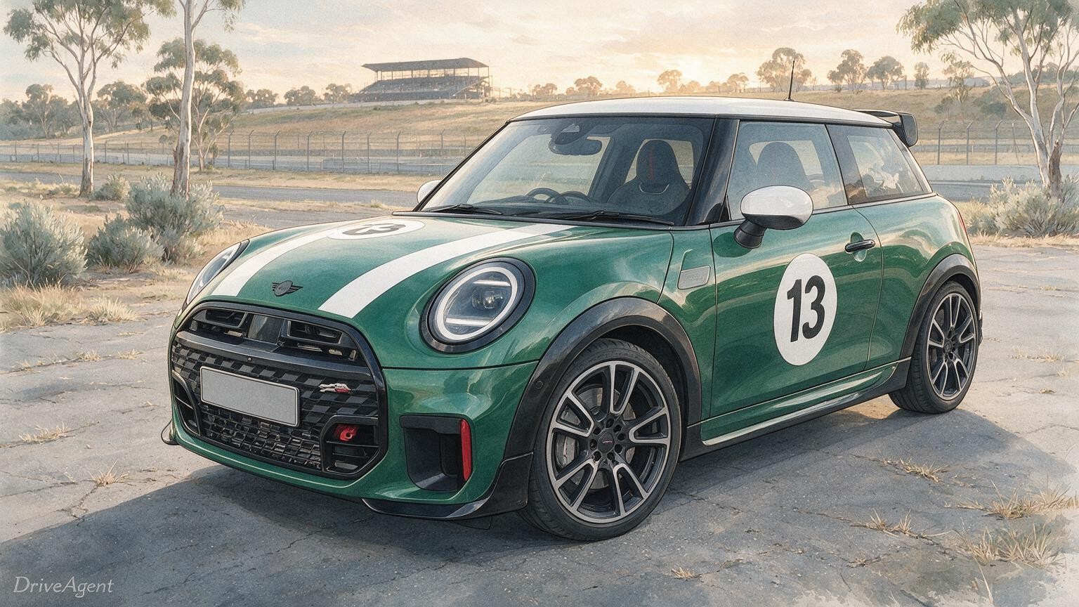DriveAgent illustration of the MINI Lucky 13 Edition