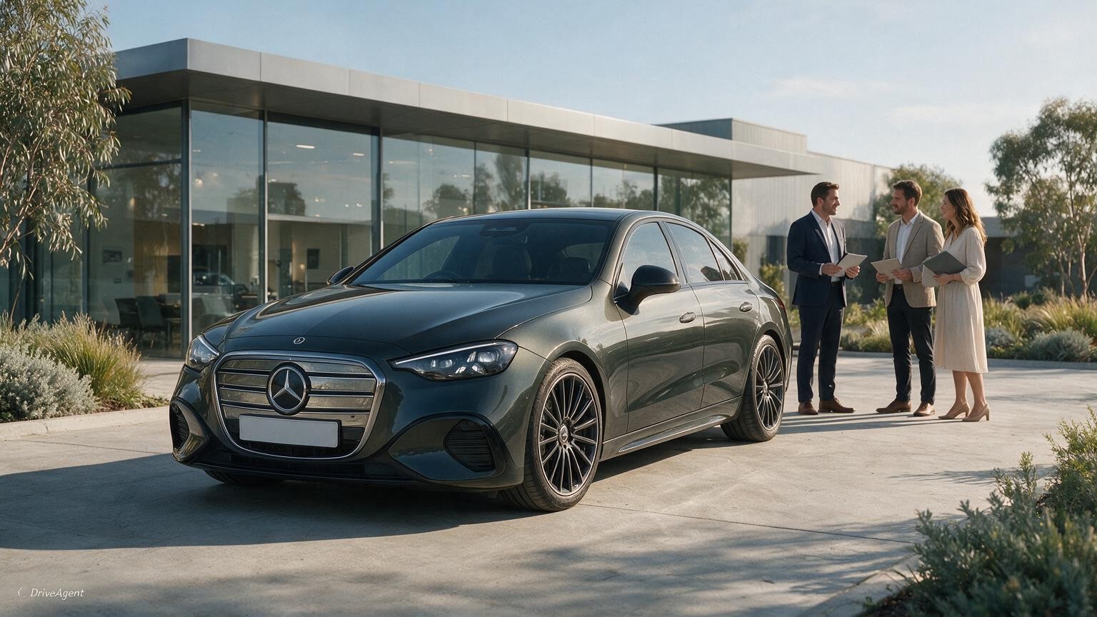 DriveAgent illustration of the Mercedes-Benz C400 4Matic