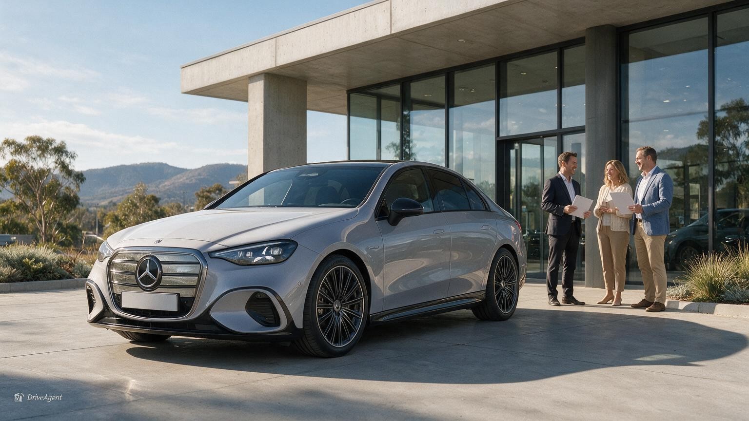 DriveAgent illustration of the Mercedes-Benz C400 4Matic