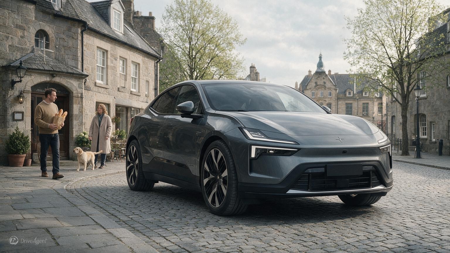 DriveAgent illustration of the Polestar 4